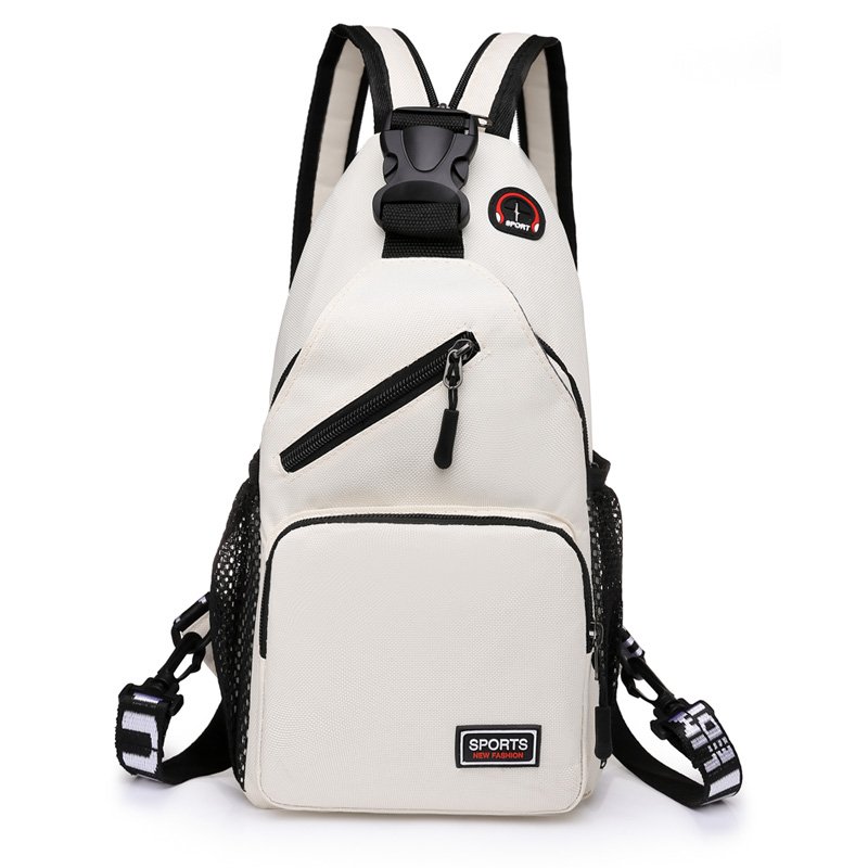 A multi-purpose sports waterproof chest bag for a woman with one-size-size one-shoulder backpack