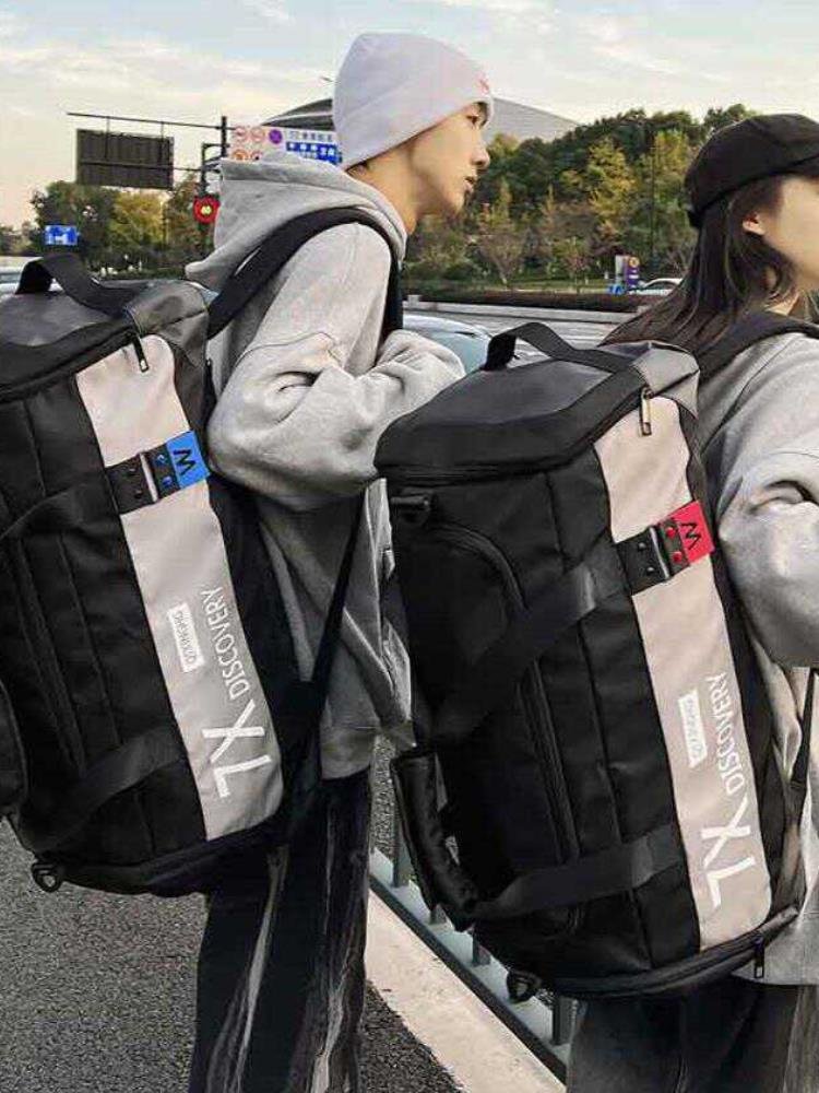 Special-step large-capacity handbags for men's basketball packs, sports gym packs, short-distance two-shoulder backpacks for women
