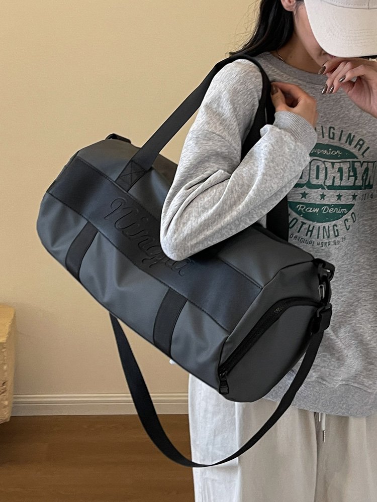 Gymnasium bag male slant bag, handbag, swimming bag, female dry-wet-separated, high-volume bag