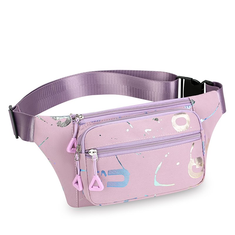 Ms. Oxford Fowler's 2024 new chest bag, multi-layered mobile phone, plaster-painted crotch, sports run