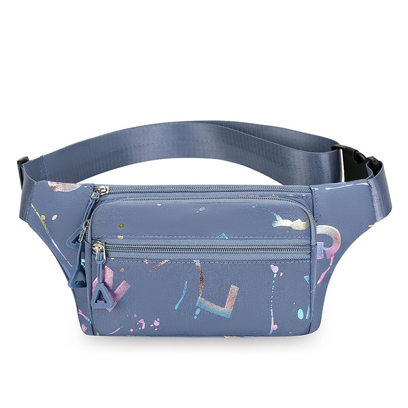 Ms. Oxford Fowler's 2024 new chest bag, multi-layered mobile phone, plaster-painted crotch, sports run