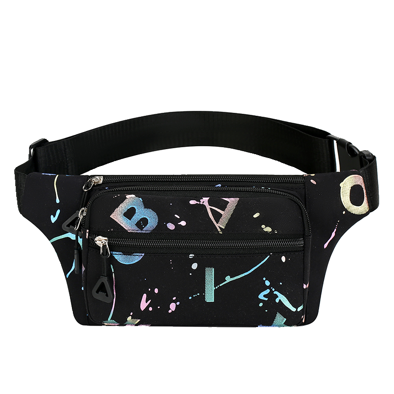 Ms. Oxford Fowler's 2024 new chest bag, multi-layered mobile phone, plaster-painted crotch, sports run