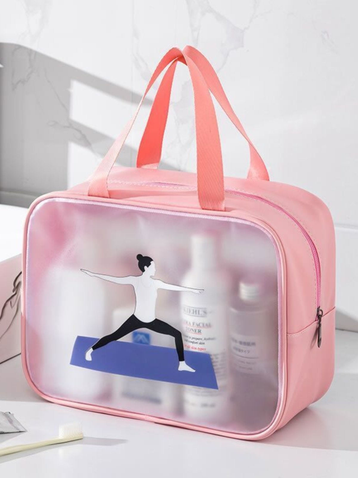Swimming bag, dry and wet separation gym bag, beach, waterproof cosmetics wash, bathing bag