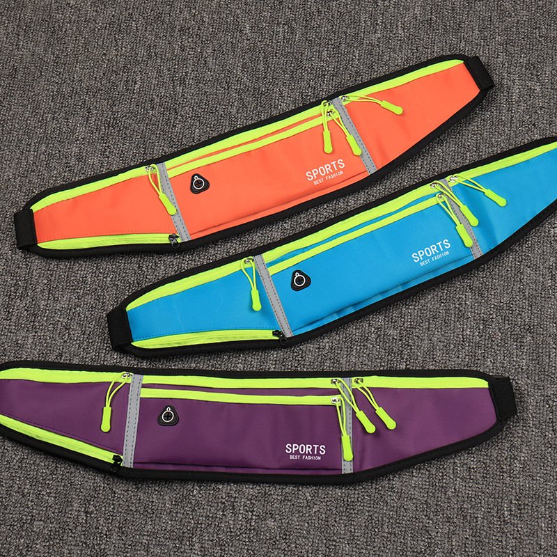 A running mobile bag, a sports bag, and a gym bag, with a light waterproof and invisible belt
