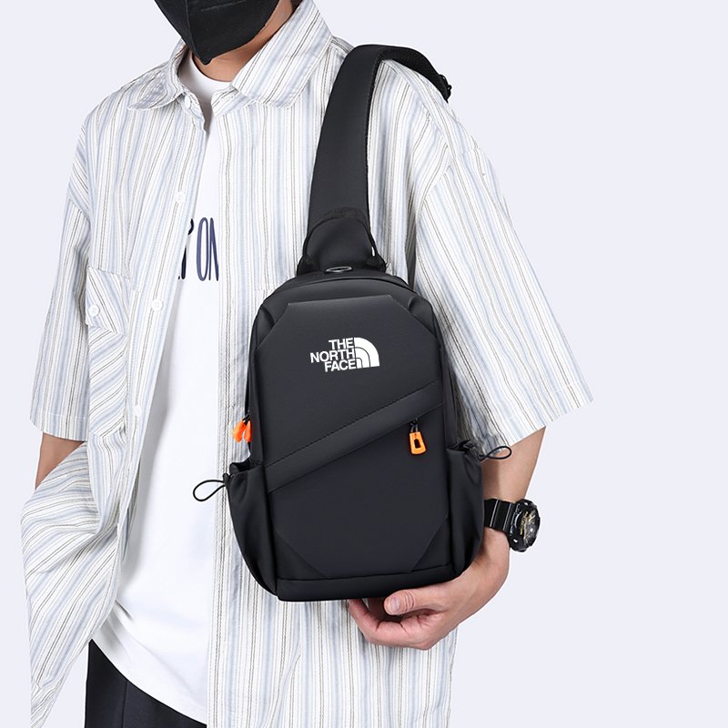 THENORTHFACE NORTH SIDE SLASHY-PACKED MALE SPORTSMEN'S TROUPE PACKS AND TWIT PACKS ON ONE SHOULDER