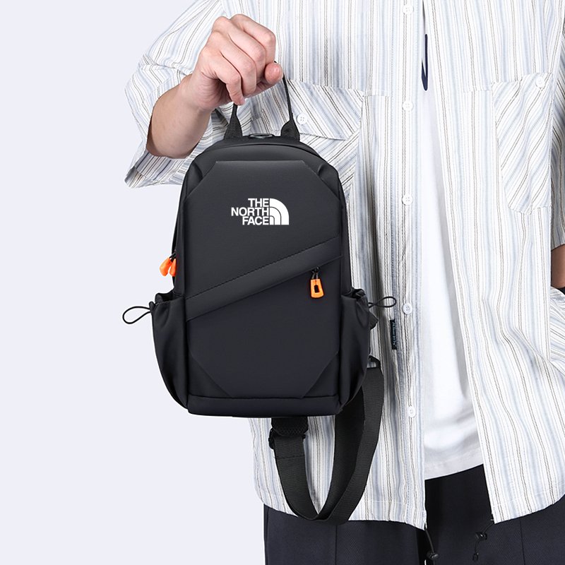 THENORTHFACE NORTH SIDE SLASHY-PACKED MALE SPORTSMEN'S TROUPE PACKS AND TWIT PACKS ON ONE SHOULDER