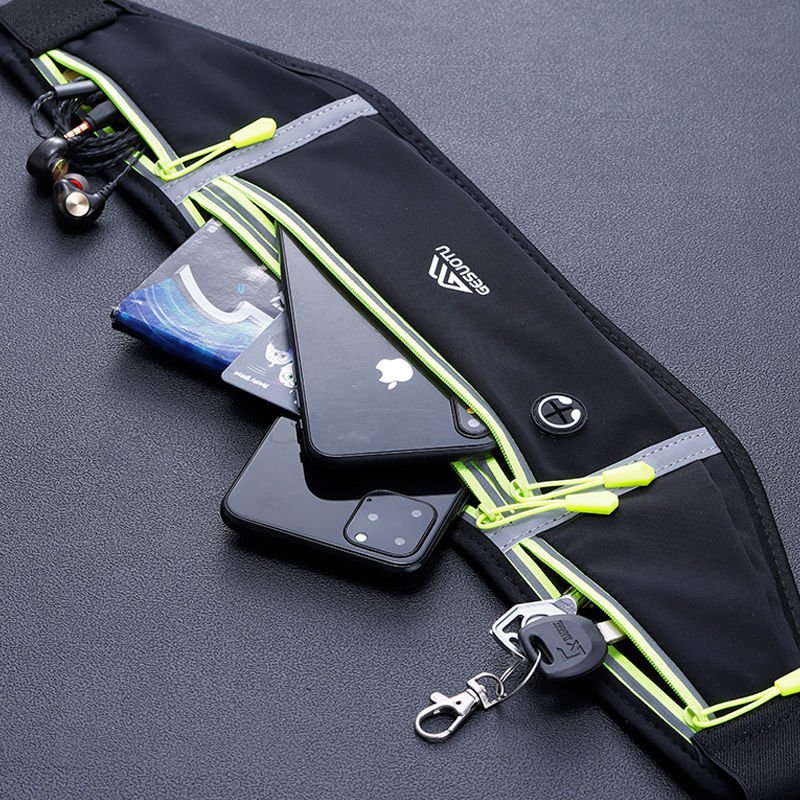 Sportsback bag, running phone bag, male and female, outdoors, waterproof, super thin mini belt bag