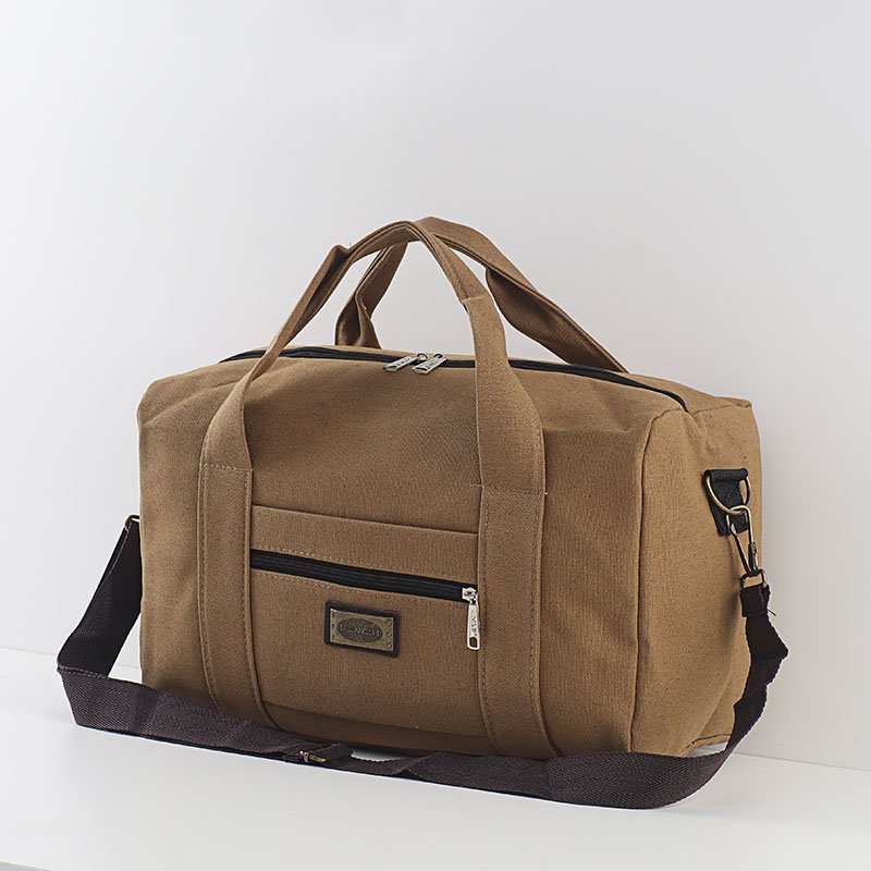Large-capacity handbags for male and female canvassed backpacks, slant-sided gymnasium packs with poles