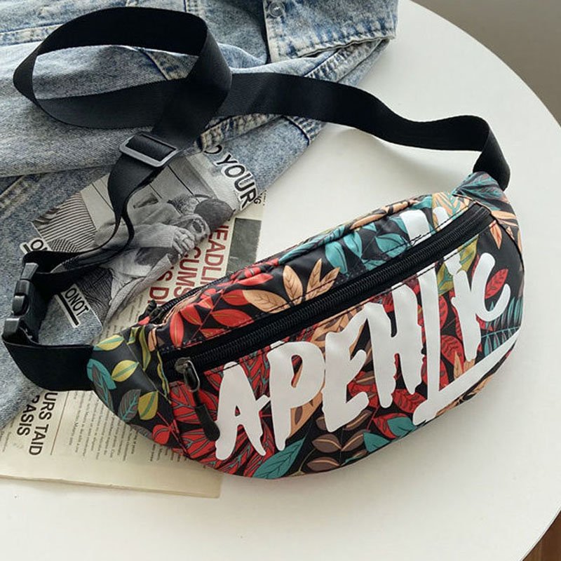Sporting back and back, sloping, sprinting, jogging, riding, shopping, big-volume, colored mini-cell wallet