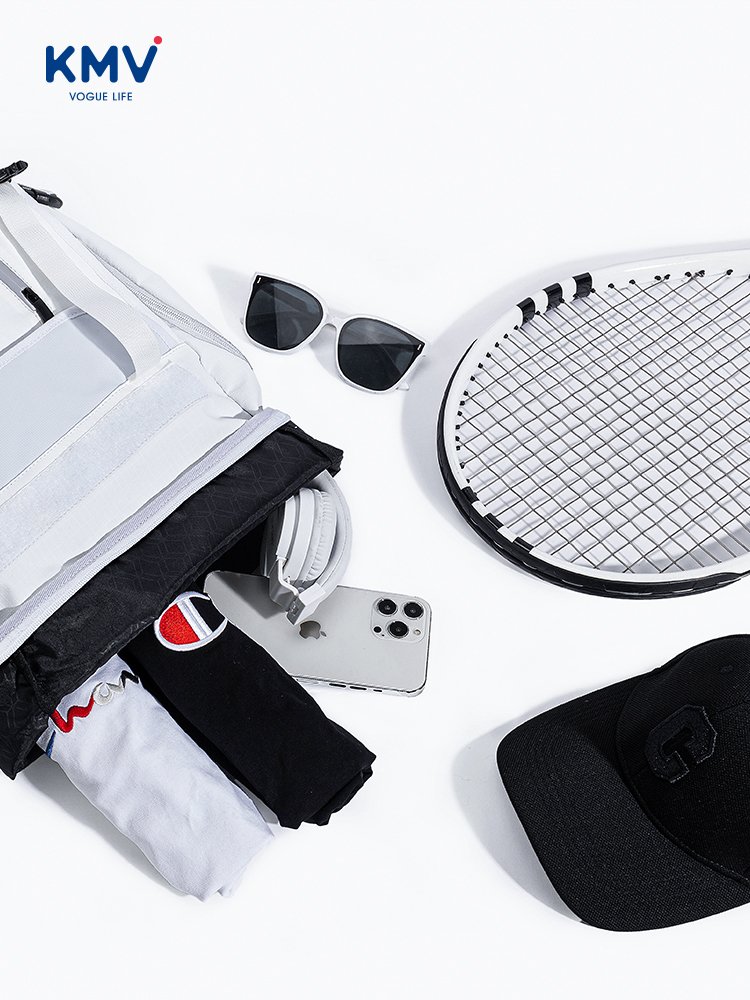 KMV BADMINTON-BAG TENNIS GYMNASIUM, SWIMMING DOUBLE-SHOULDER BACKPACK, TRAINING HIGH-SCHOOL COLLEGE STUDENTS' BAG