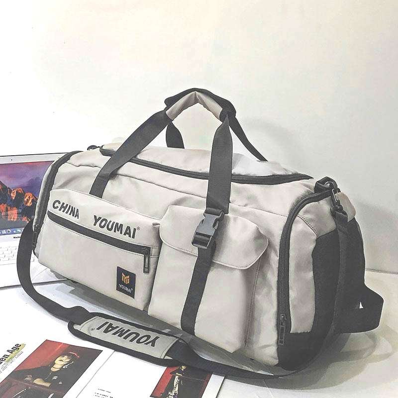 Short-distance two-shoulder large-capacity female gymnasium packs for dry and wet separation sports packs light handbags