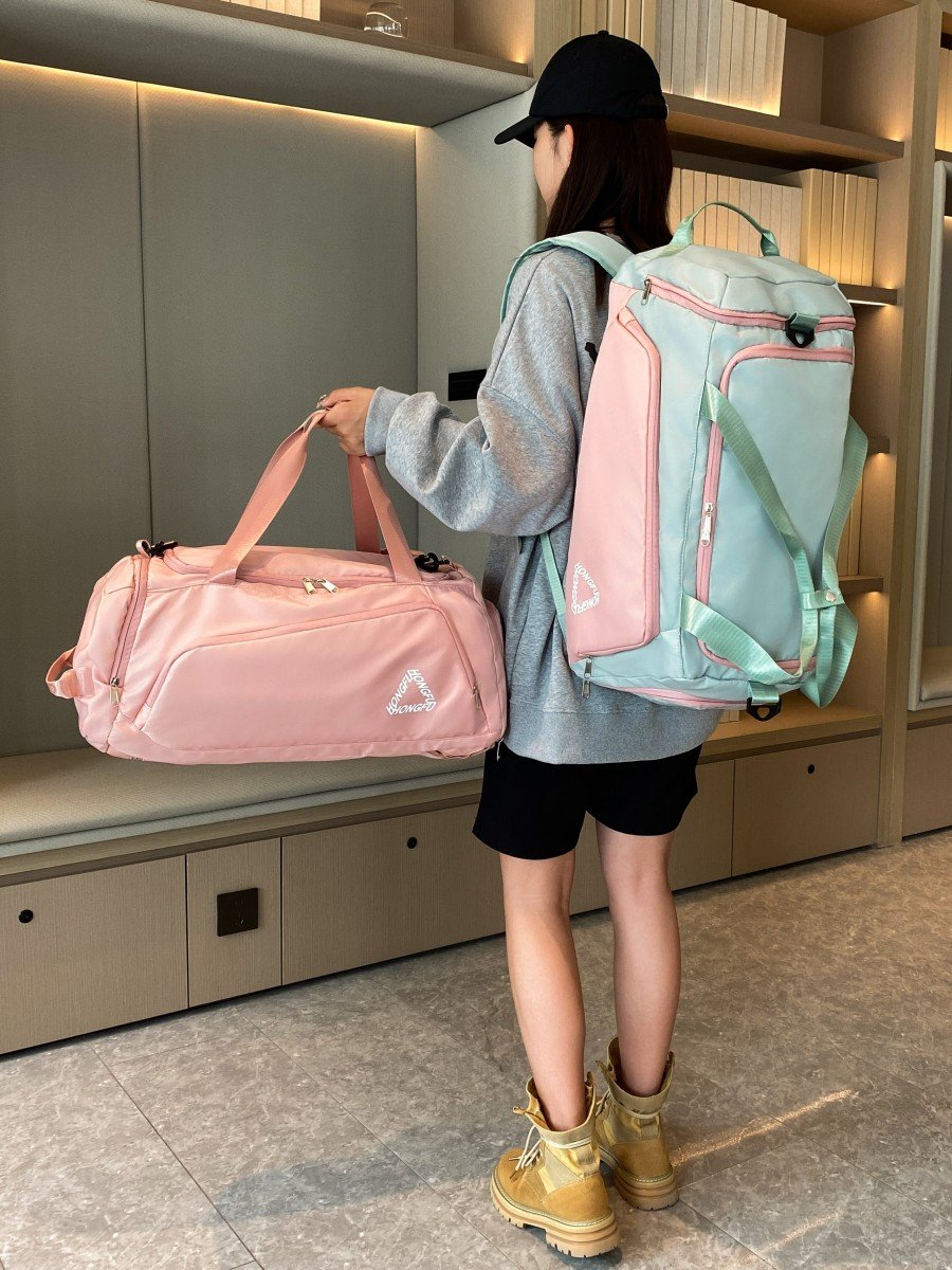 Travel packs with a large capacity of women slanted hand-held double-shouldered backpacks and packs for multi-purpose exercise kits