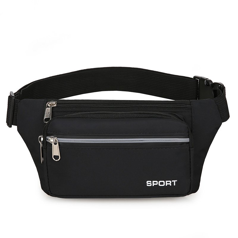 Multi-purpose male and female hip-and-grain men's purses, multiple layers of chest-pack outdoor sports and sports
