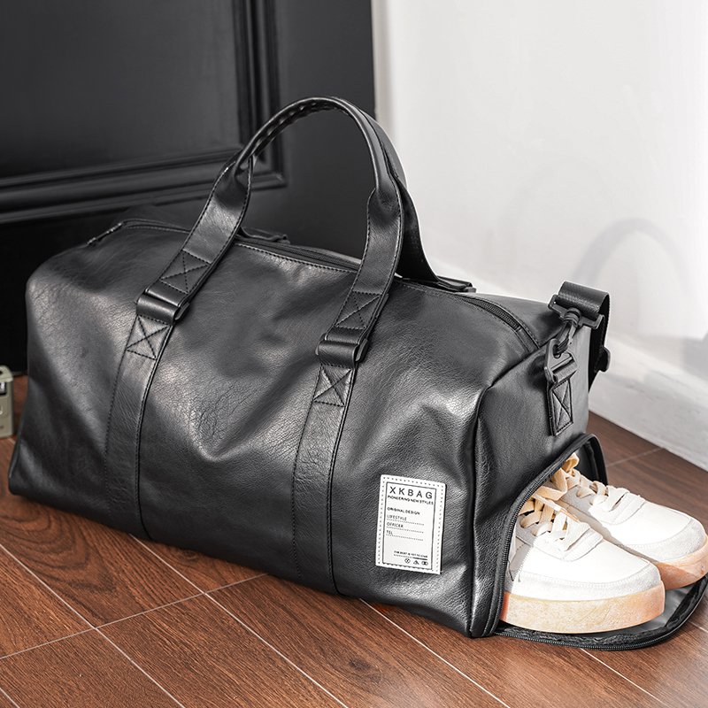 Fashion sports packs, dry and wet, handbags, handbags, leather bags, large-volume travel packs for women