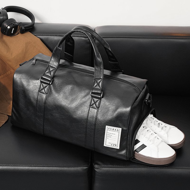Fashion sports packs, dry and wet, handbags, handbags, leather bags, large-volume travel packs for women