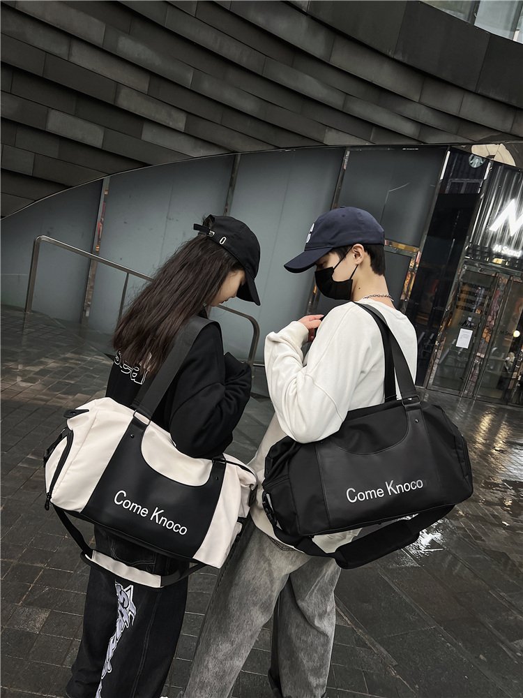 Gym pack short-distance travel campaign to train handbags for men with large capacity to swim dry, wet and separate bags