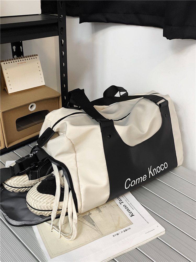 Gym pack short-distance travel campaign to train handbags for men with large capacity to swim dry, wet and separate bags