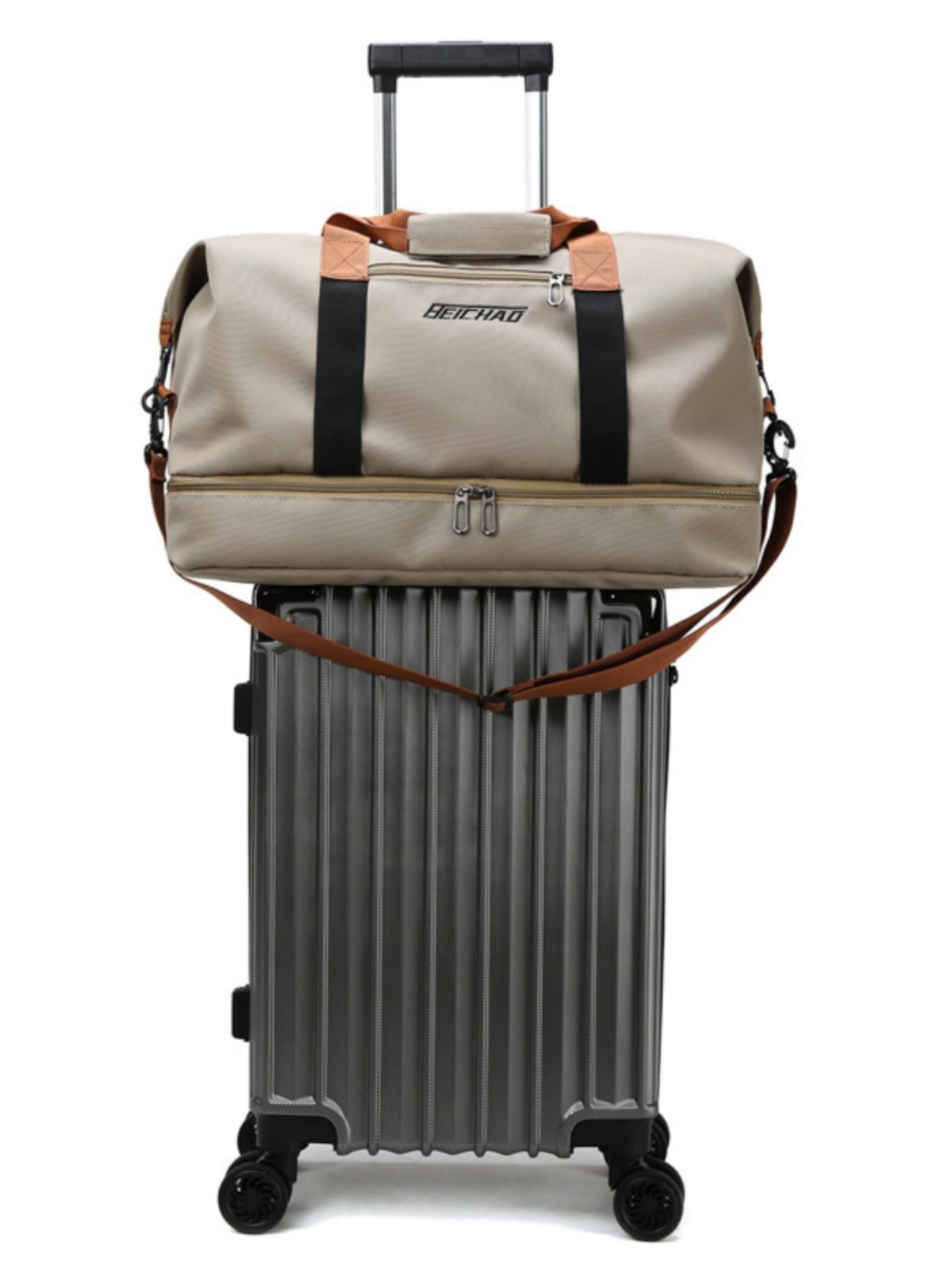 Travel bag handbags travelling on short-distance, men and women, large-volume canvas bag bags, short-distance exercise exercise