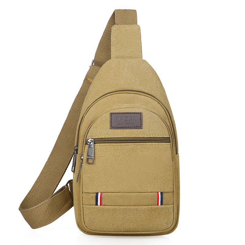 Fashion packs, shoulder bag, multi-purpose motion slant, 2022 new waist-covered canvas man's chest bag