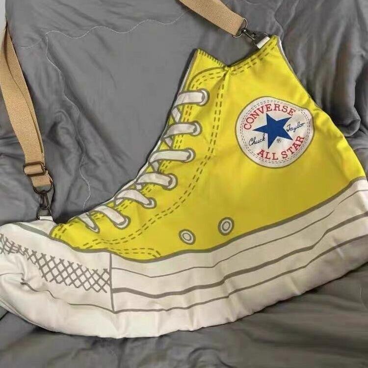 A new bag of tarpaulin shoes