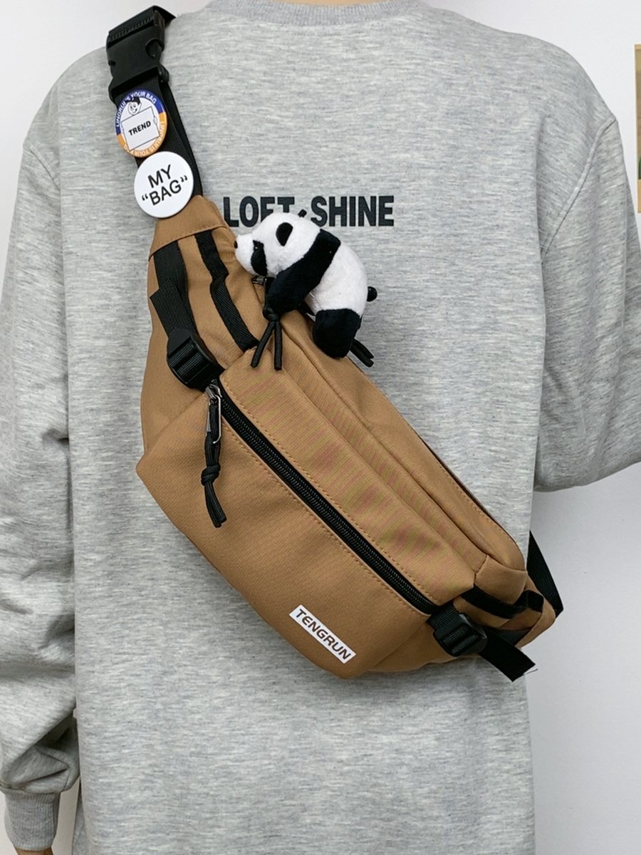slippery male ins twirl bag, one-shoulder bag, twirl bag, twirl bag
