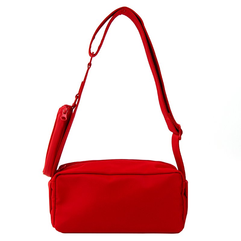 DEYJA COO2024, NEW, PURE FASHION SPORTS BAG, RED SLANT, CROSS-BLANK, RED BUN