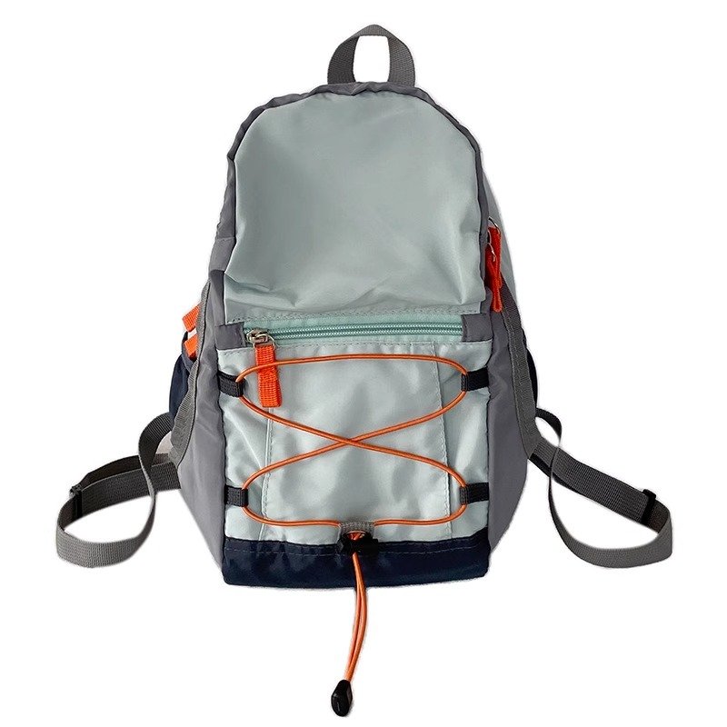 Traveling outdoors with a light shoulder bag for a climber's backpacker nylon bag