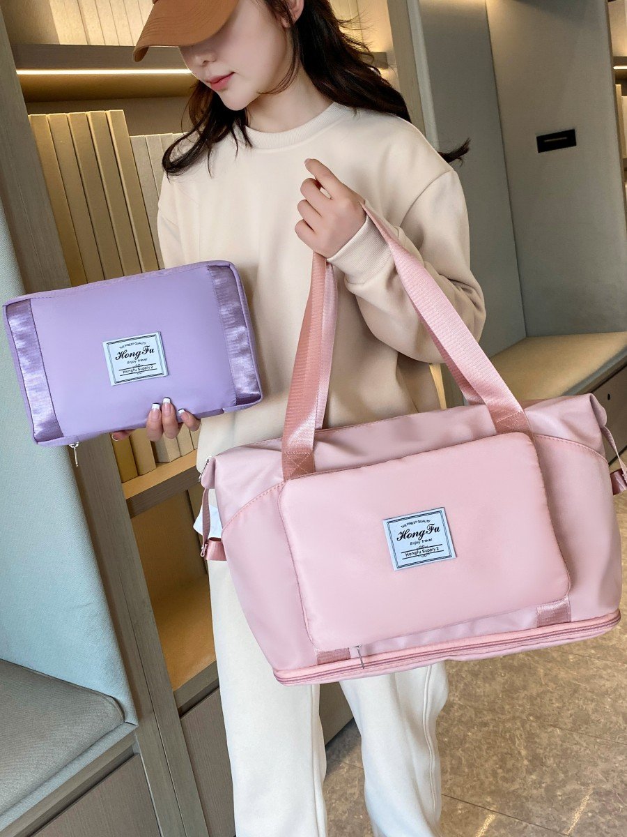 Foldable short-distance hand-held super-capacity gymnasium packs light-for-delivery bag