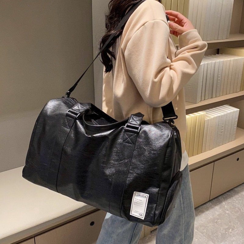 Fashion sports packs, dry and wet, handbags, handbags, leather bags, large-volume travel packs for women