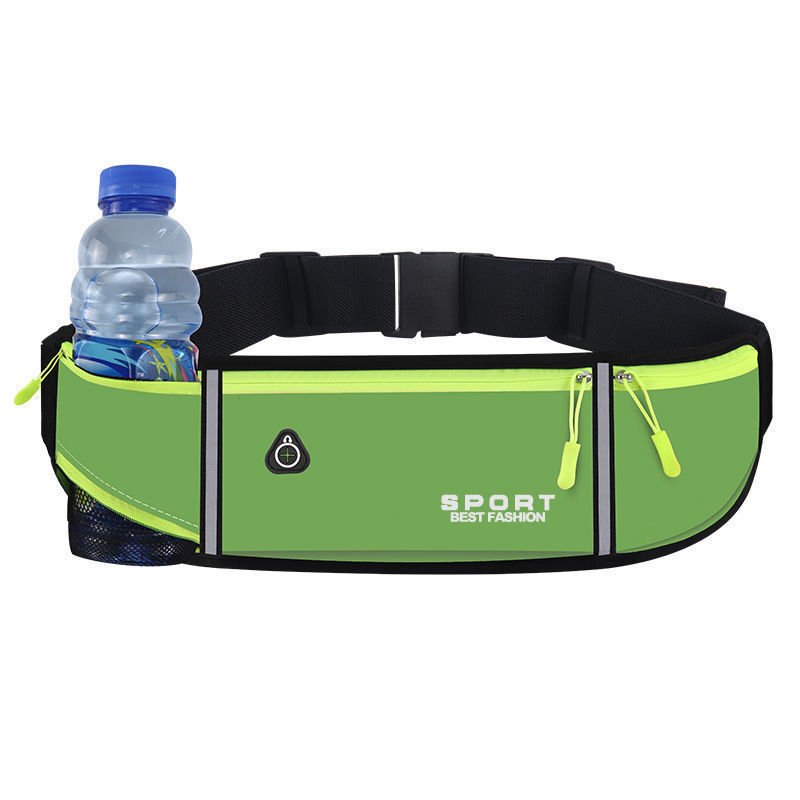 Men and women with waterproof outdoors and a clean-coloured sports-backed mobile phone bag with invisible mini belts