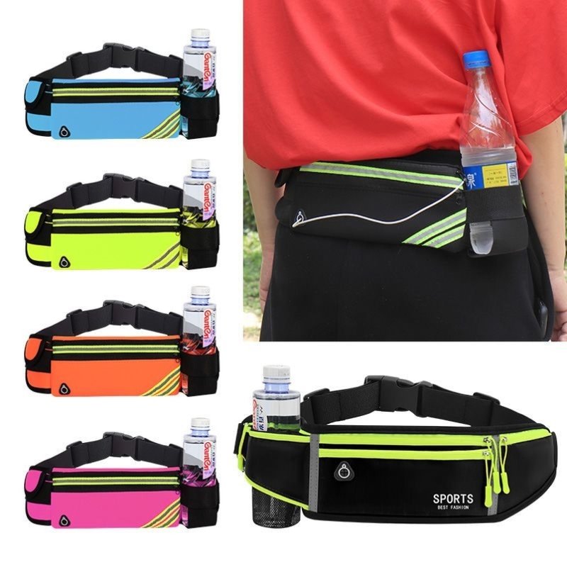 A running mobile bag, a sports bag, and a gym bag, with a light waterproof and invisible belt