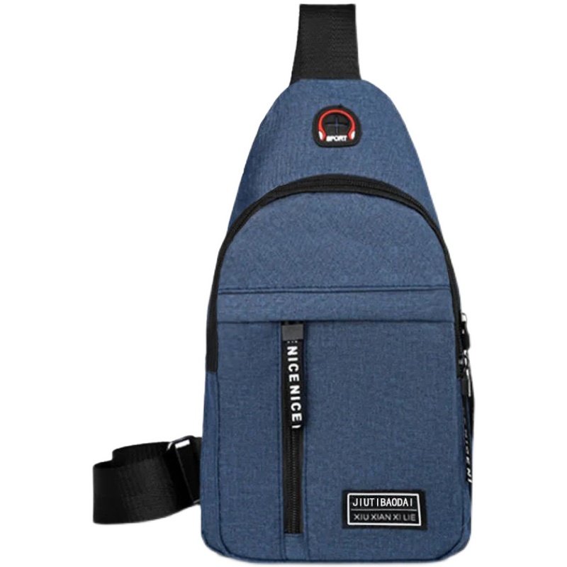 Chestbag male backpack 2024 new nylon nylon nymph nymphomous nymphatic nymphatic nymphatic nymphatic nymphatic nympic hympics hysteria