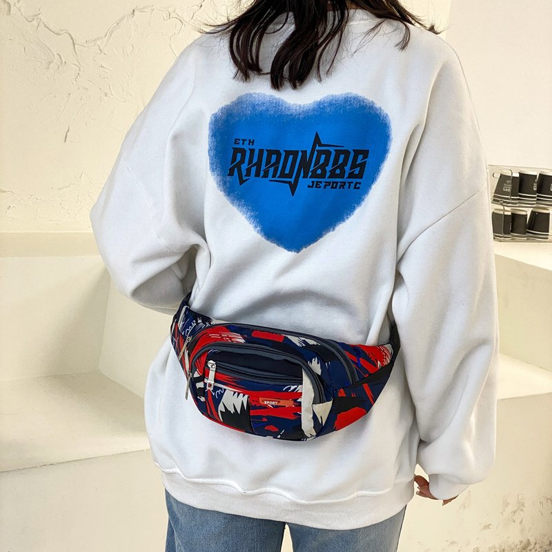 A large-capacity waist bag for male and female running mobiles, slanted multi-purpose sports, practical plus-heavy-resistant water-to-mountet