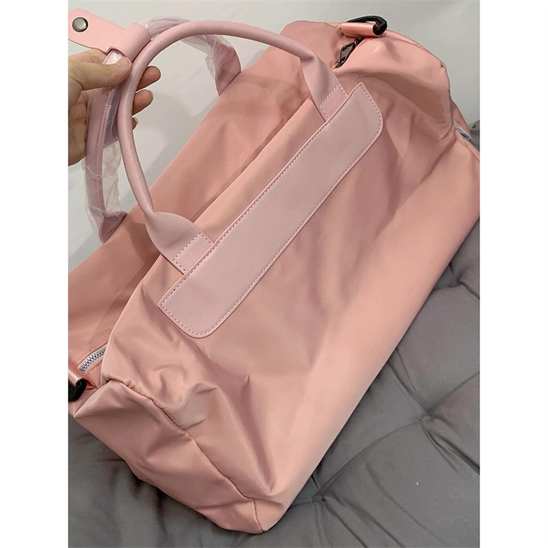 Travel bag, short-distance bag for girls, light hand-held sports bag, large capacity one-shoulder slash bag