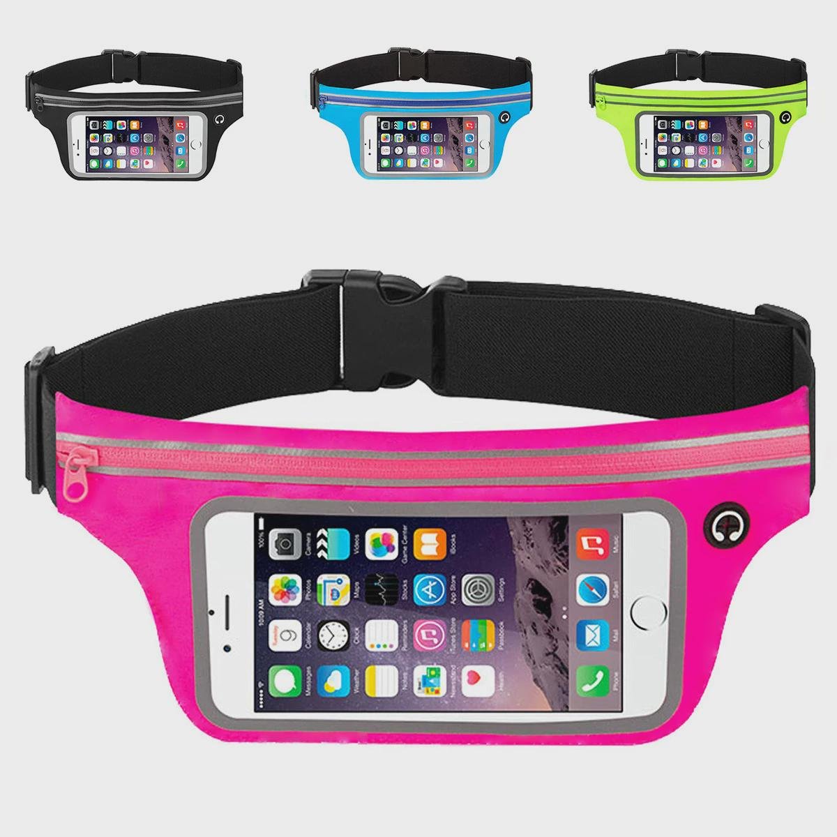 An outdoor sports bag can touch a waterproof waist bag and a male and female sports and leisure cell phone will be a one-stabbing waist bag