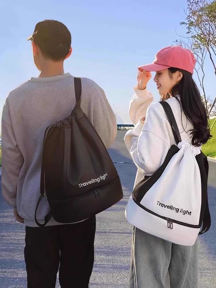 Swimming for women dry and wet, high-capacity gym and waterbag-proof outdoor sports men travel in two-shouldered backpacks