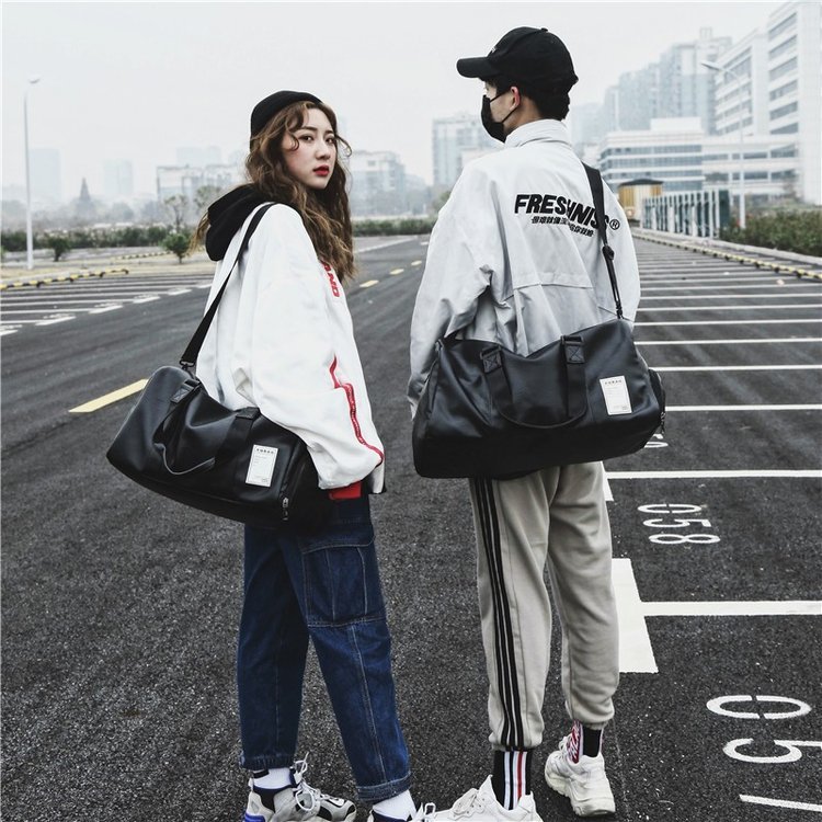 Sports and fitness packs, dry and wet separation training kits, large handbags for men, travel kits for women
