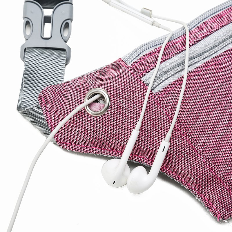An outdoor running phone bag for men and women with multi-purpose equipment, a waterproof, super thin little belt bag