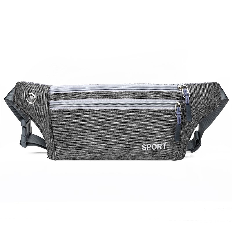 An outdoor running phone bag for men and women with multi-purpose equipment, a waterproof, super thin little belt bag