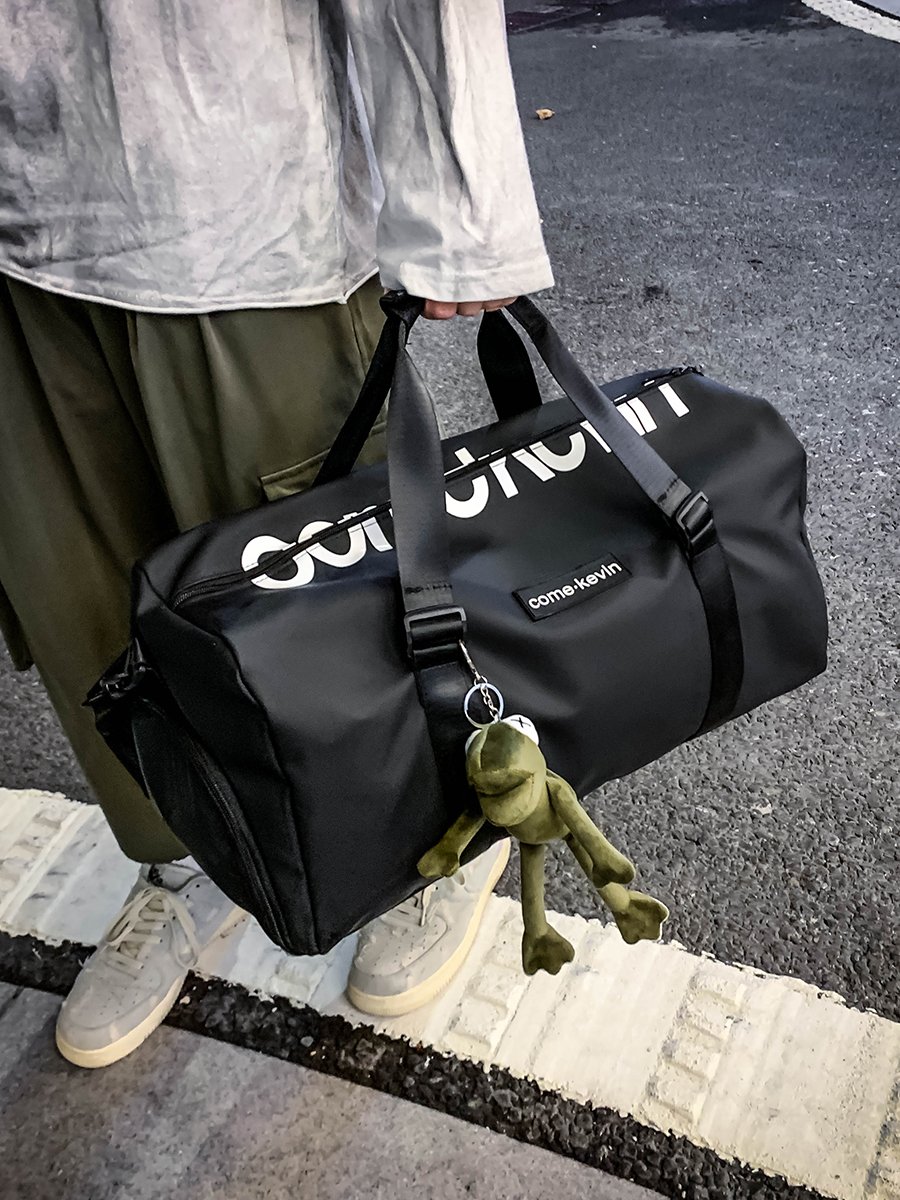 Short-distance bag, male handbag and female, over-capacity travel bag bag, dry and wet separation gym kit