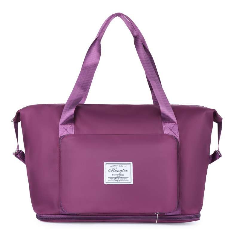 Dry, wet and separate yoga packs with high-capacity fitness packs with a puller and a single-shoulder sports pack folding and receiving travel kits