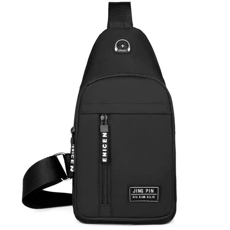 Chestbag male backpack 2024 new nylon nylon nymph nymphomous nymphatic nymphatic nymphatic nymphatic nymphatic nympic hympics hysteria
