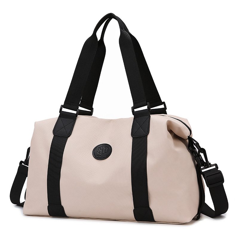 A bag bag of luggage for a yoga gym, a dry, wet and separate swimming bag for a man with one shoulder slash