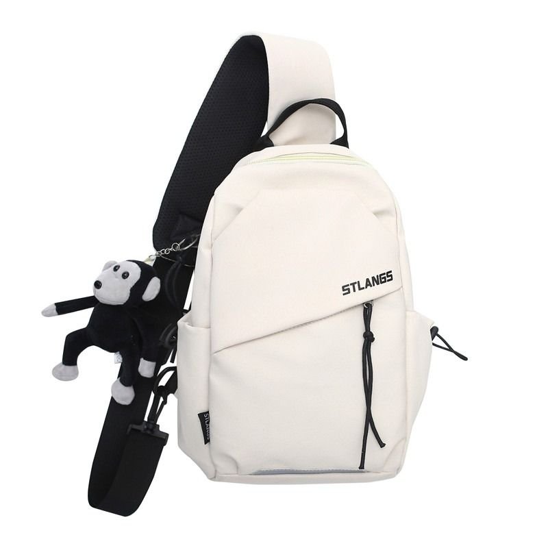 The pec-pack female slash-bag movement rides a 100-carriage one-shoulder bag with 2024 new large-capacity little bag of students backpacks