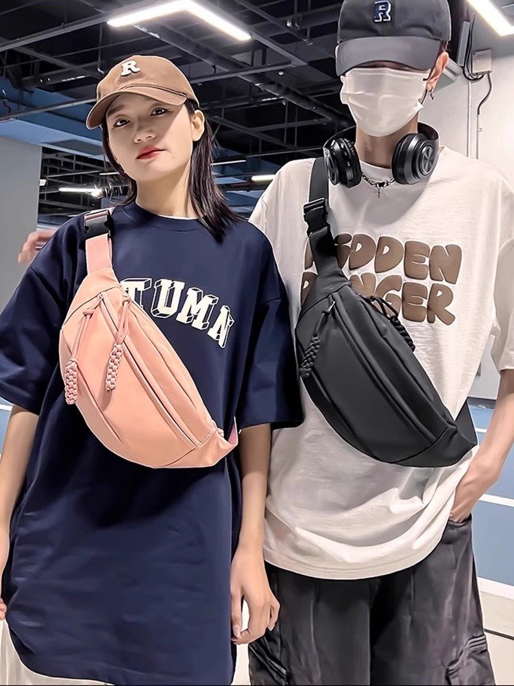 2024 new chest bag, male one-shoulder bag, male slant bag, male twirl bag