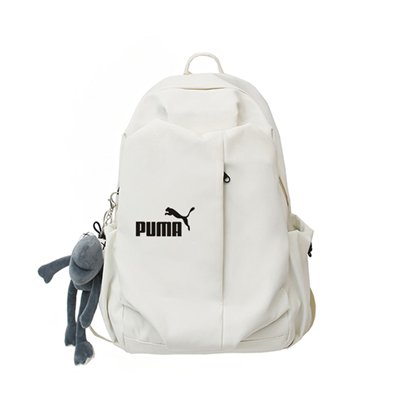 puma sports backpack, double shoulder bag for male and female junior high school students, computer bag for outdoor travel