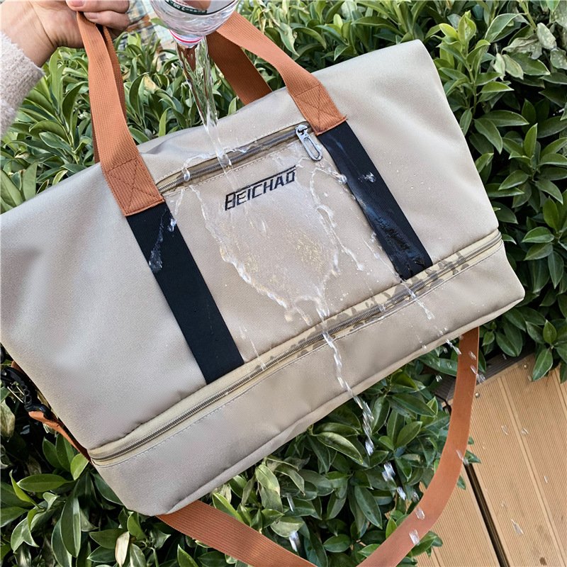 Travel bag handbags travelling on short-distance, men and women, large-volume canvas bag bags, short-distance exercise exercise