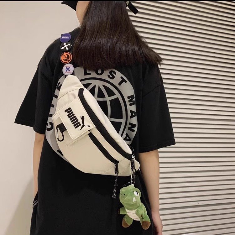 Puma crotch bag, male and female pecs bag, handbag, hand-carrying, one-shoulder-sliding, small backpack