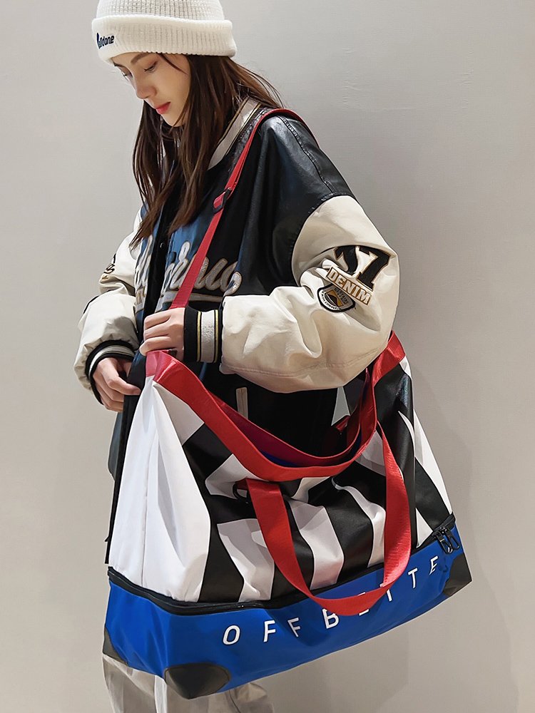 Gymnasium bag, man-size sports bag, short-distance bag, handbag bag, swimming bag