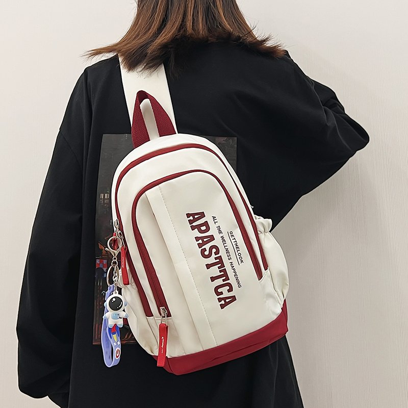 Chest packs, large-capacity sports, small-ass, light-ass students, multi-purpose leisure shoulder packs